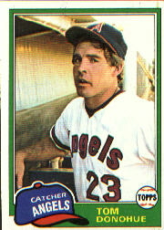 1981 Topps Baseball Cards      621     Tom Donohue